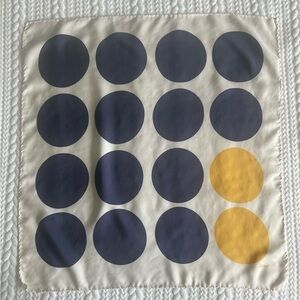 J. Crew oversized Polka Dot Silk square Scarf
